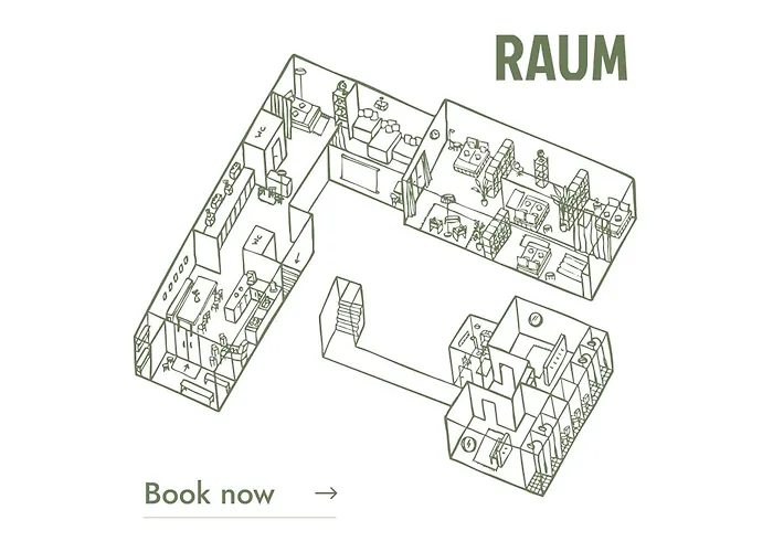 アパート Raum Life - Quartier 10 - Gemeinsam Zentral Wohnen Auf 300qm - Parkplaetze *
